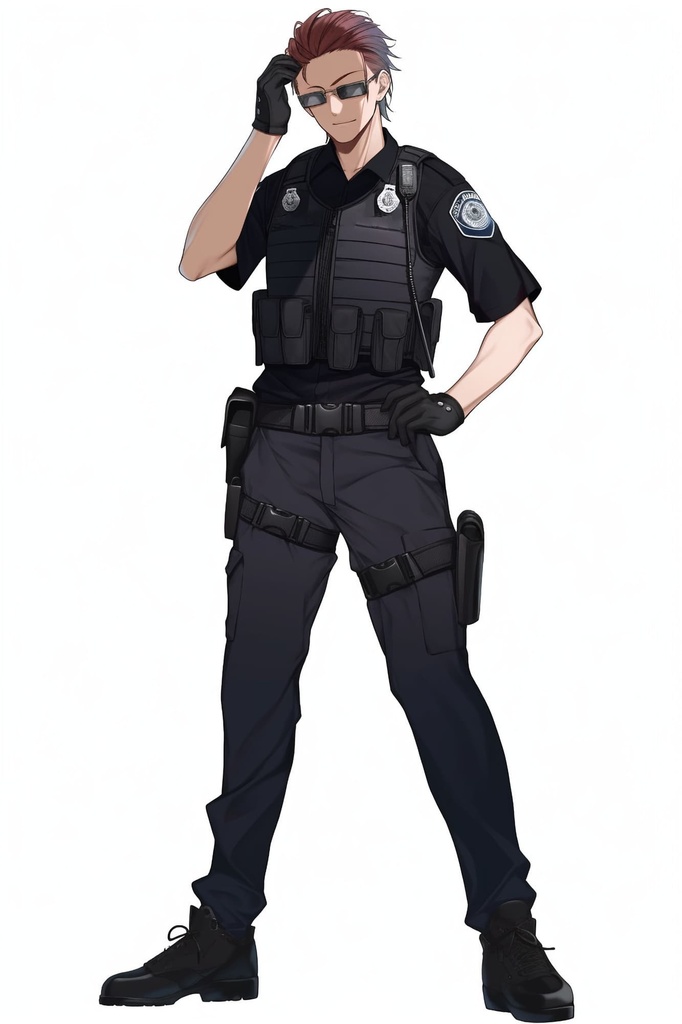 【男キャラ全身立ち絵ジョブ別5】著作権フリーの高解像度素材(100枚)