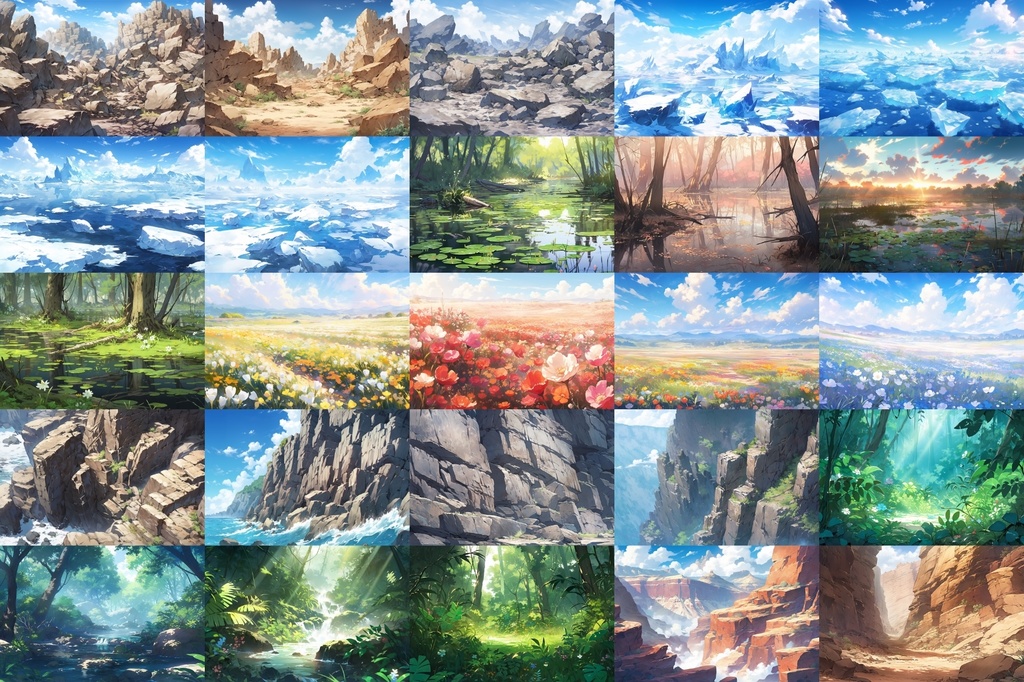 【繊細で芸術的な自然系背景】著作権フリーの高解像度画像(100枚)