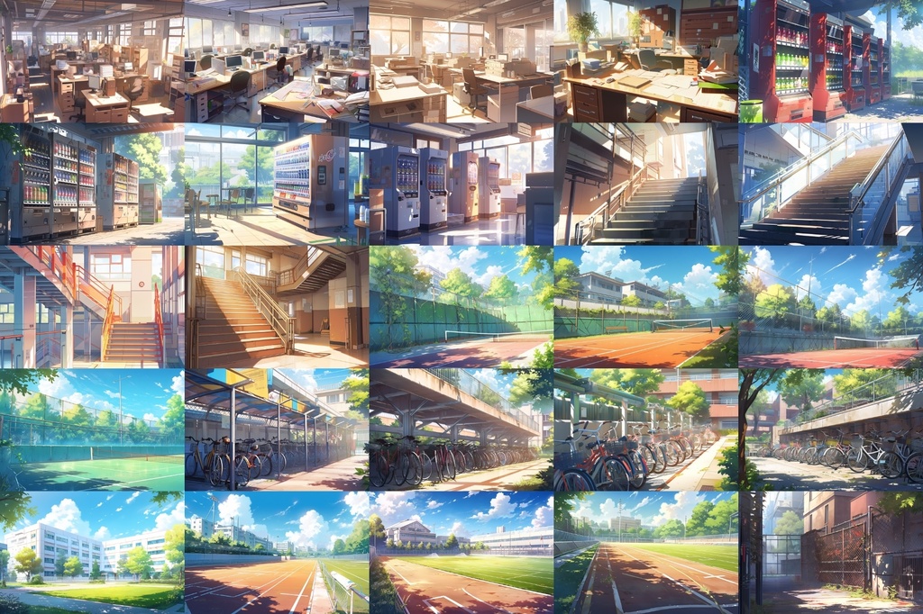 【繊細で芸術的な学校系背景】著作権フリーの高解像度画像(100枚)