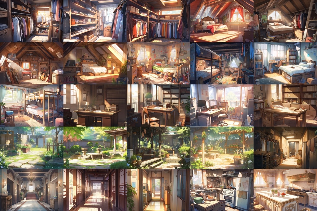 【繊細で芸術的な家や室内系背景】著作権フリーの高解像度画像(100枚)