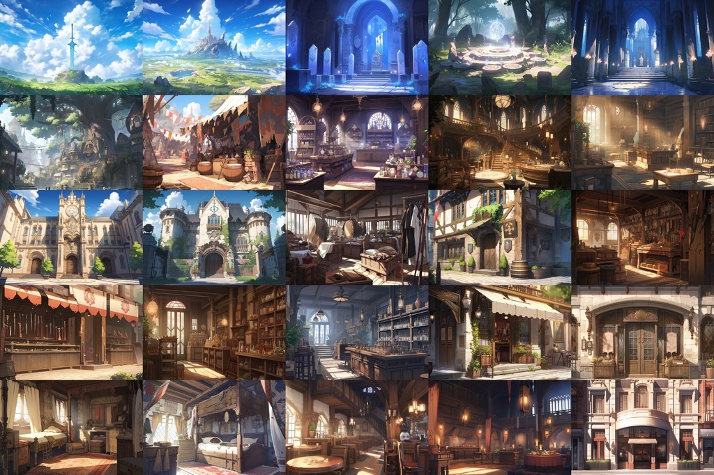 【繊細で芸術的な中世欧州風背景】著作権フリーの高解像度画像(100枚)