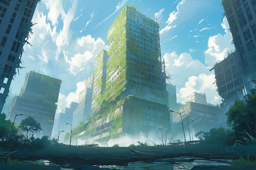 【繊細で芸術的な廃墟系の背景】著作権フリーの高解像度画像(100枚)