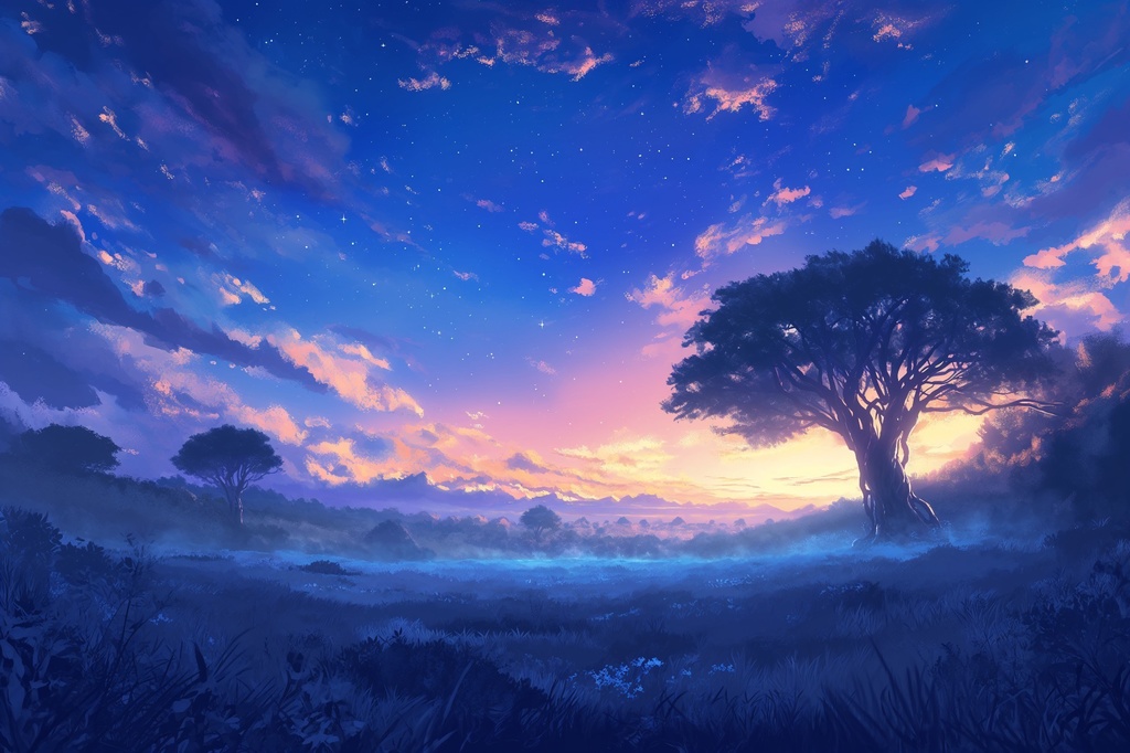 【絵画的な自然系の背景】著作権フリーの高解像度画像(100枚)