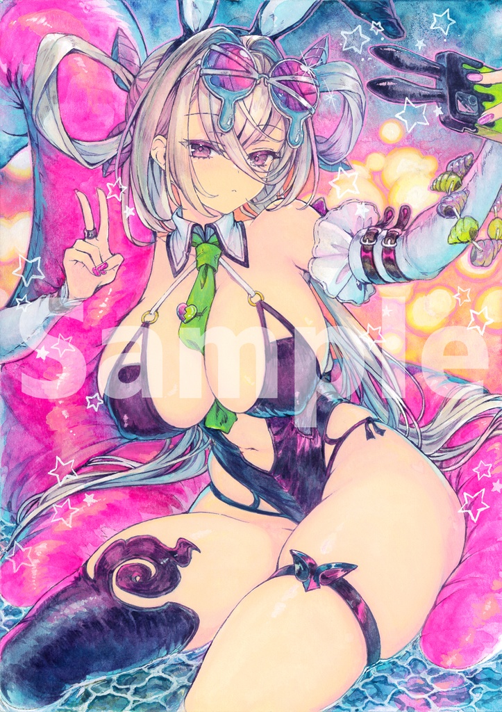 【手描きイラスト】 水着呼延灼