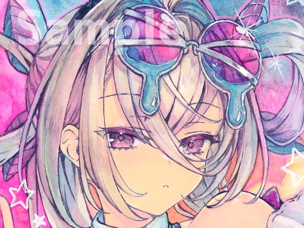 【手描きイラスト】 水着呼延灼