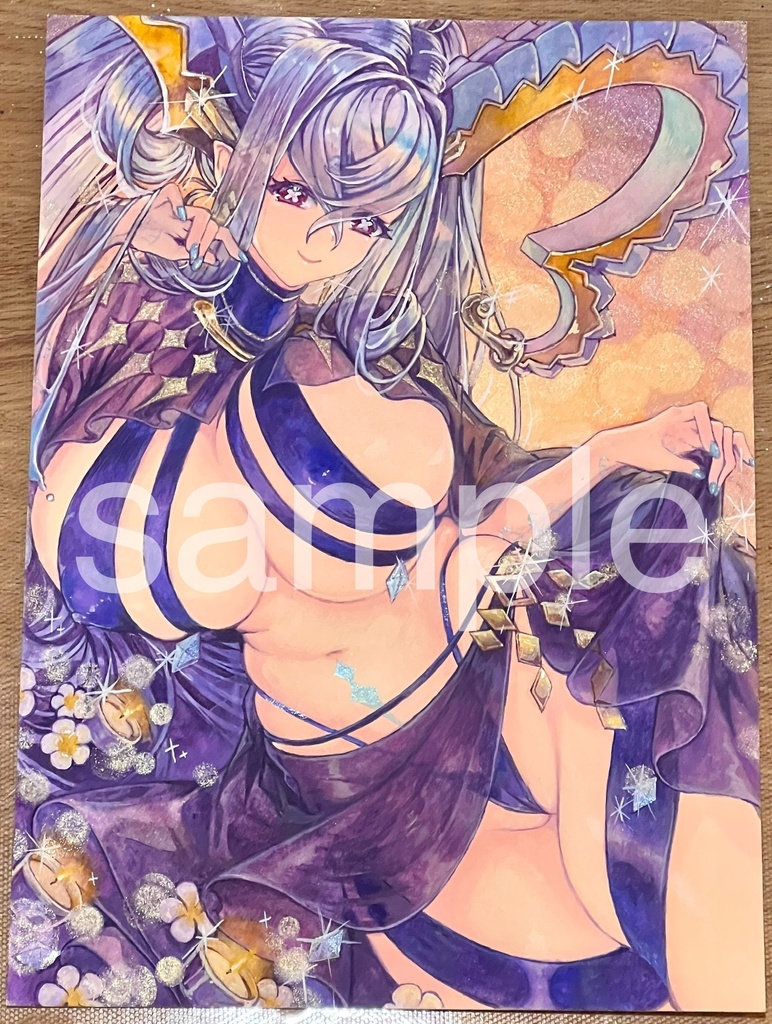 【手描きイラスト】水着ティアマト