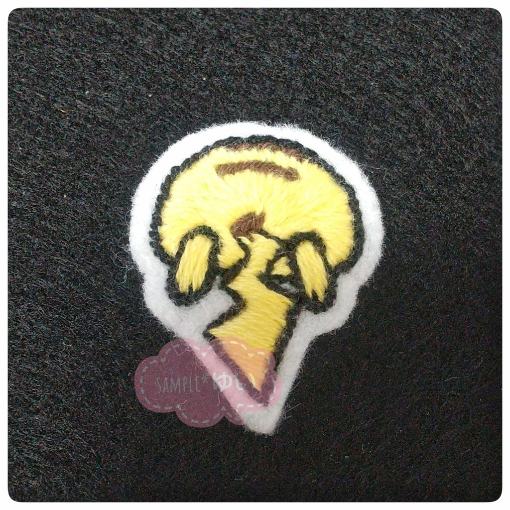 【ピカチュウ】刺繍ワッペン