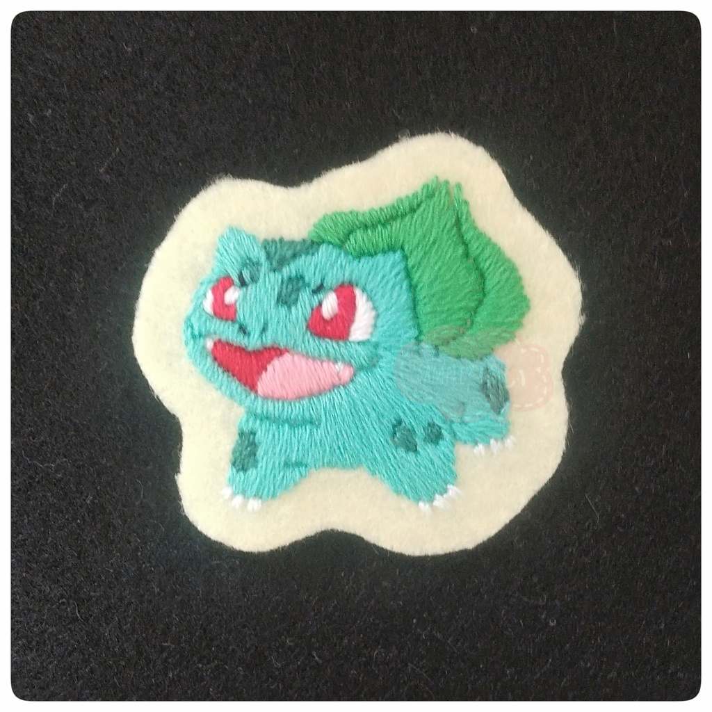 【フシギダネ】刺繍ワッペン