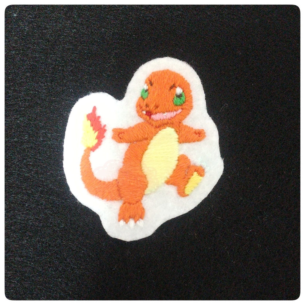 【ヒトカゲ】刺繍ワッペン