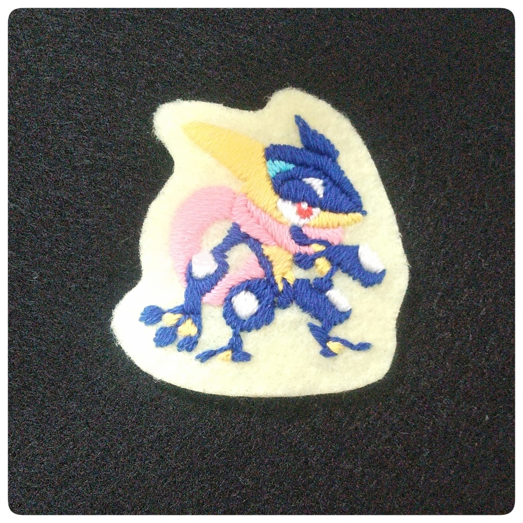 【ゲッコウガ】刺繍ワッペン