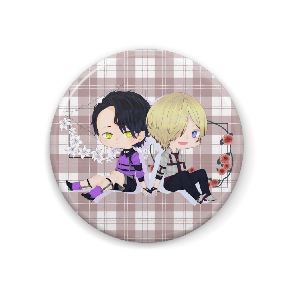 ウィスフロ缶バッチ