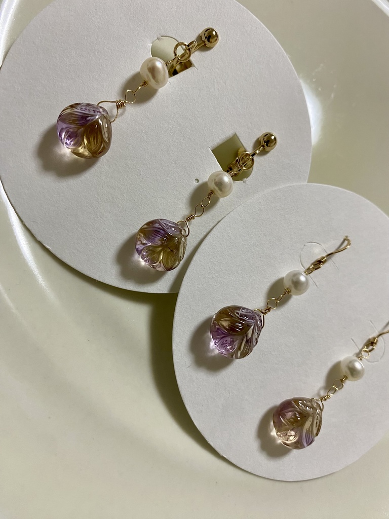 槙島聖護イメージイヤリング(ピアス)ハンドメイド