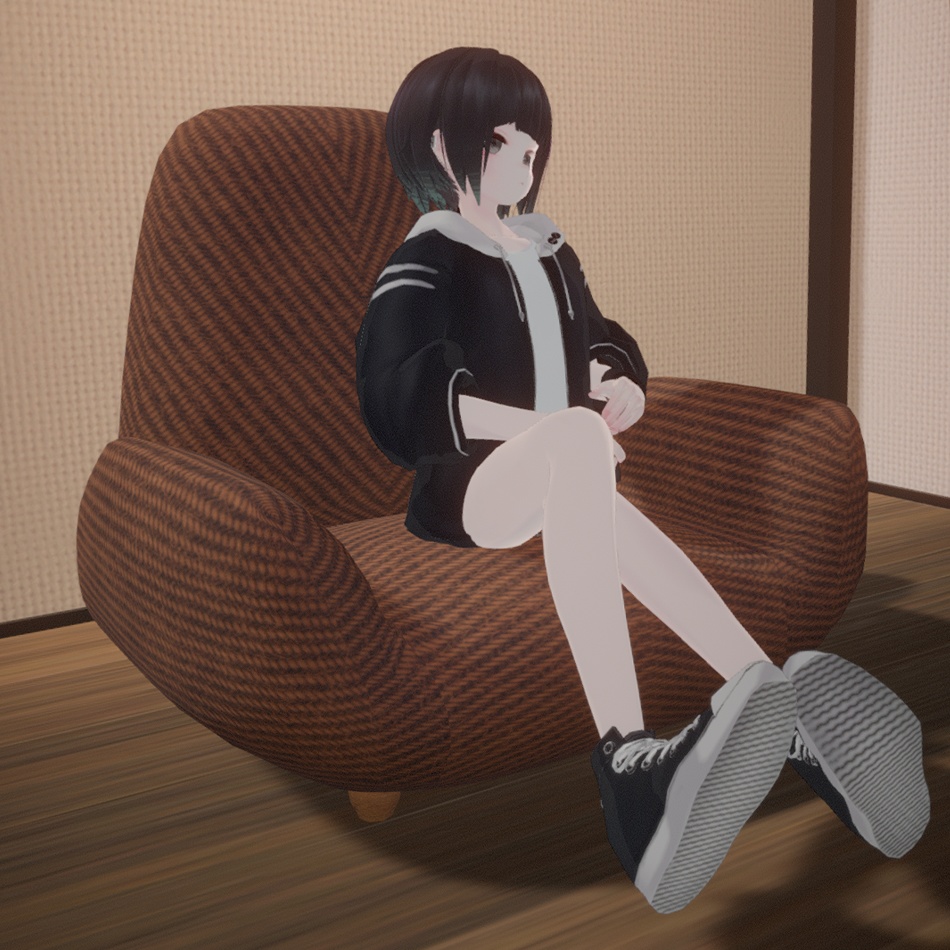 ゆったり一人がけローソファー