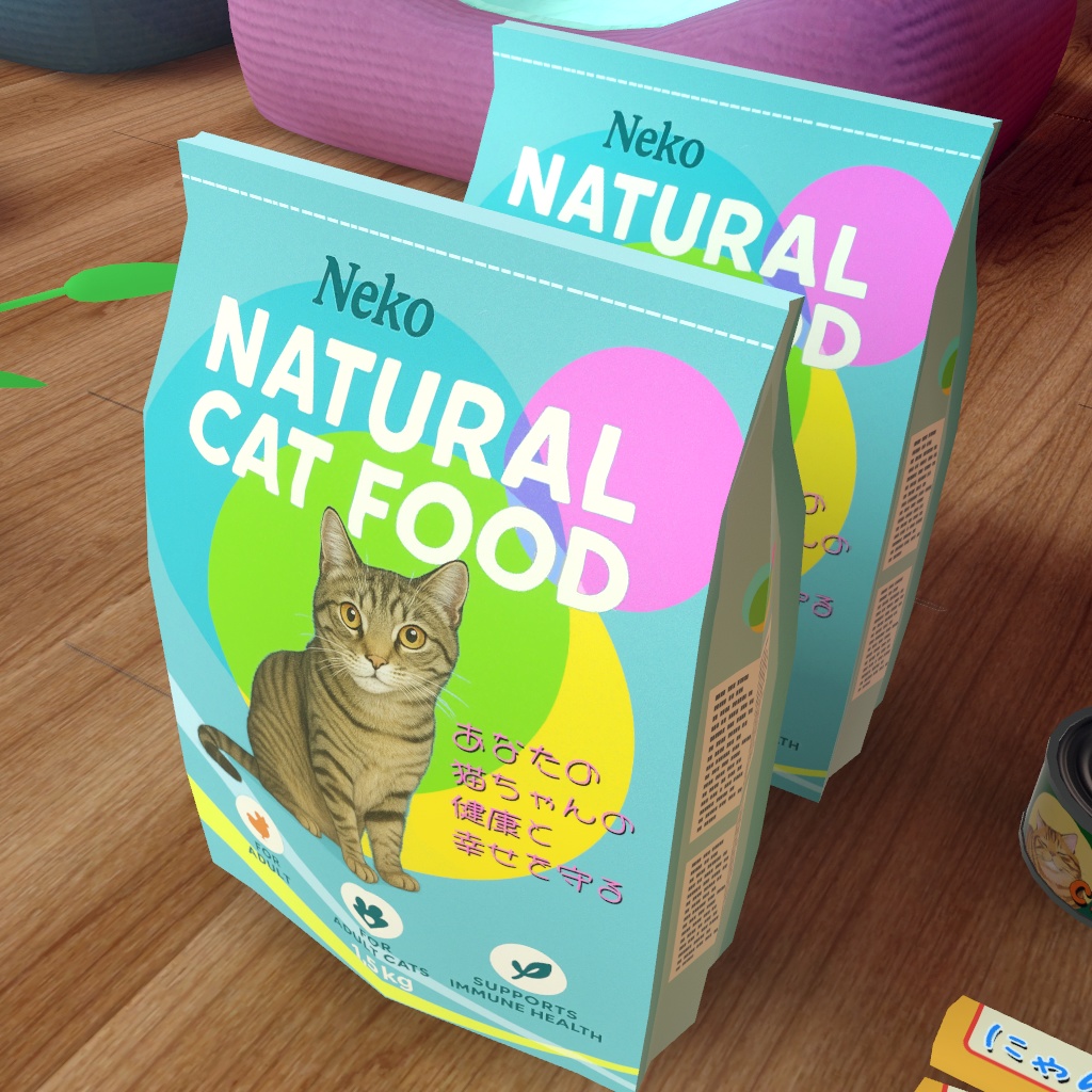 猫雑貨いろいろ 3Dモデル