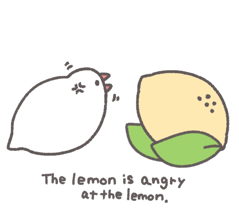 【ステッカー】キレキレレモン