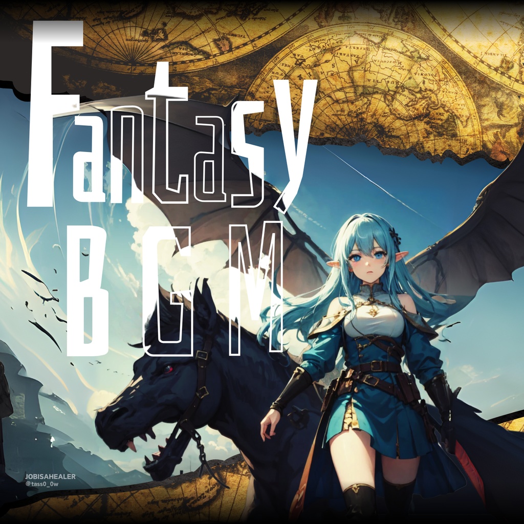 【フリーBGM】重々しい雰囲気のファンタジー音楽_悪に支配された街(占拠、権力者、敵軍、ファンタジー)