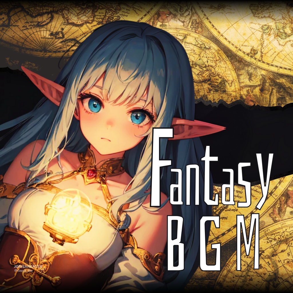 【フリーBGM】絶景が頭に浮かんでくるファンタジー音楽_地底に広がった神秘(幻想的、癒し、スローテンポ、ゲーム音楽)