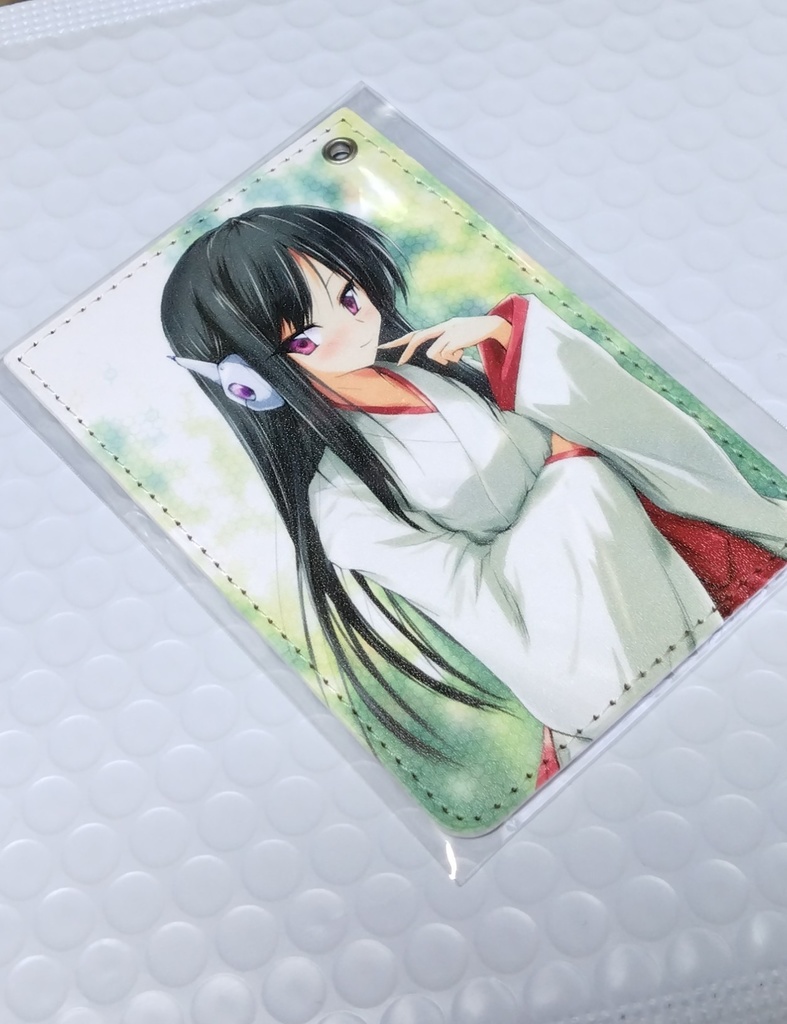 巫女さんパスケース