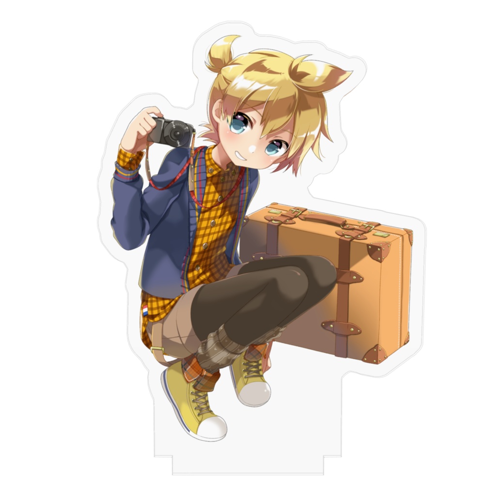 鏡音レンと旅行アクリルスタンド