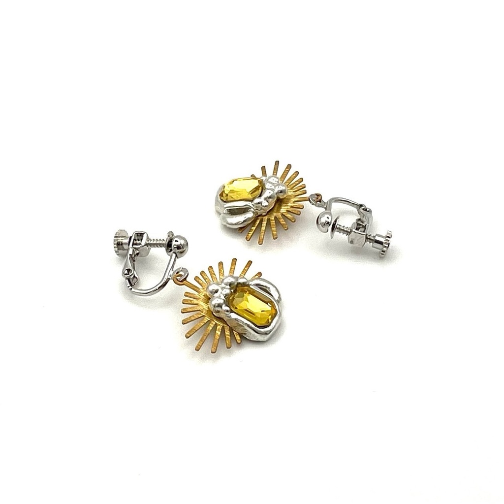 ビールのイヤリング「華の金曜日」