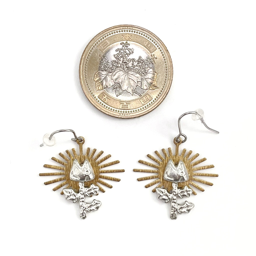 ピアス「イワシの頭も信心から」