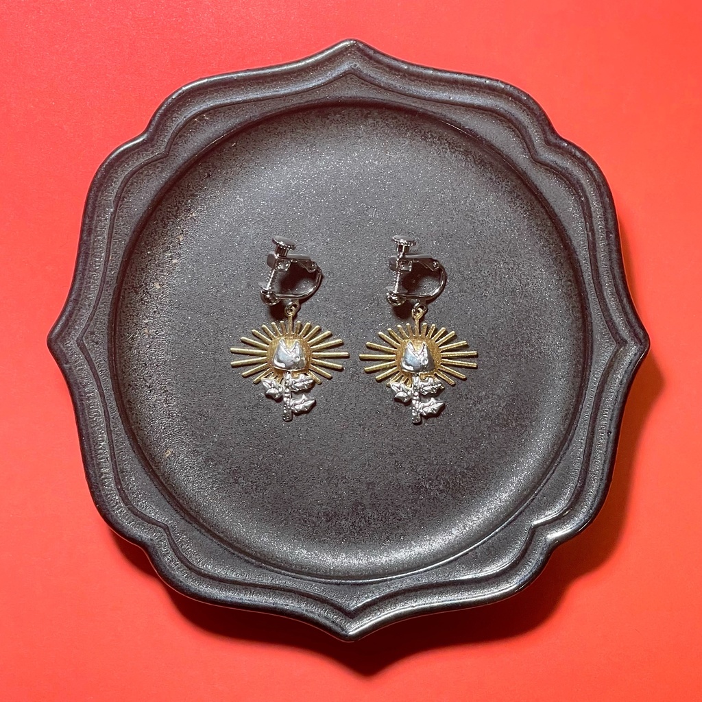 イヤリング「イワシの頭も信心から」