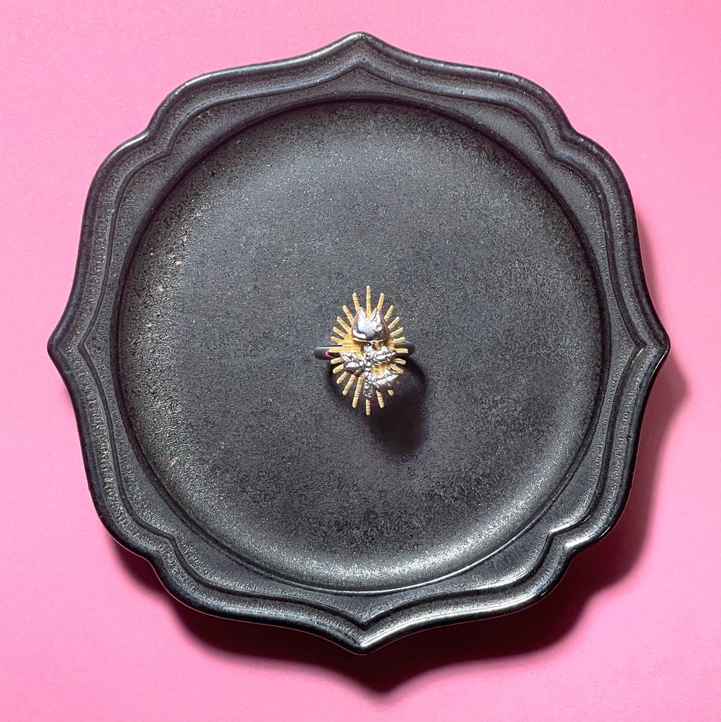 指輪「イワシの頭も信心から」