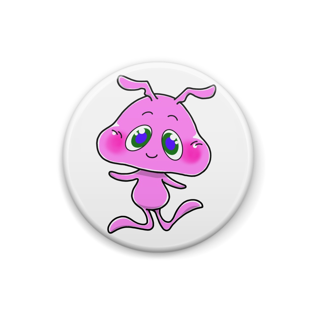 カラP星人　缶バッジ