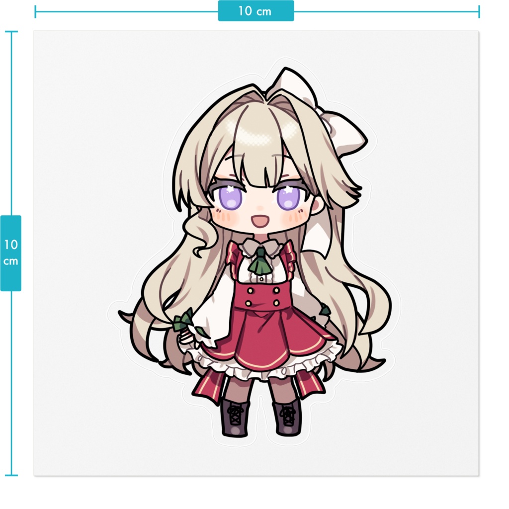 おめかしエリモステッカー