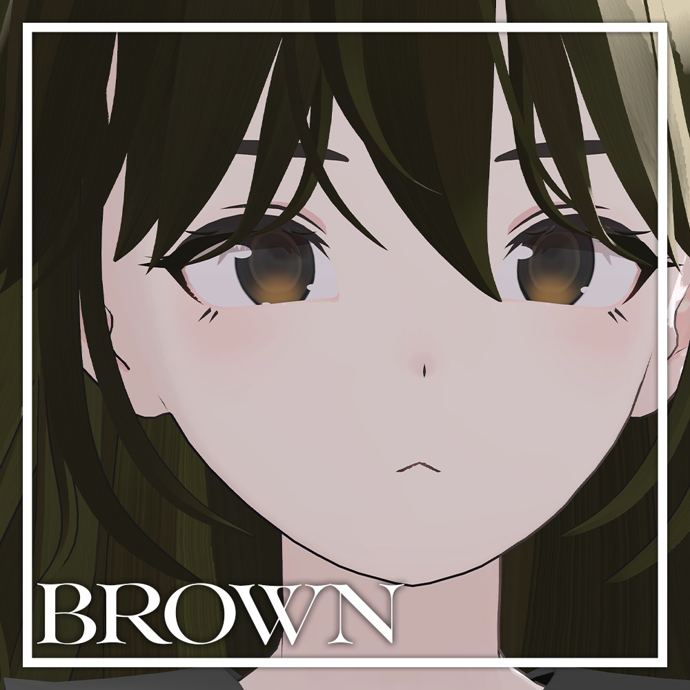 【Lapwing用】アイテクスチャ/まゆげテクスチャ【VRChat想定】