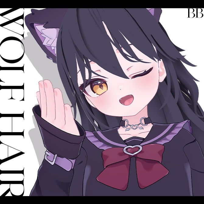 WOLF HAIR【髪型/VRChat想定】