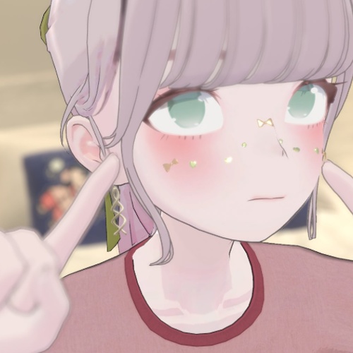 【FREEあり/Lapwing用】アイテクスチャ/まつげ+メイクテクスチャ【VRChat想定】