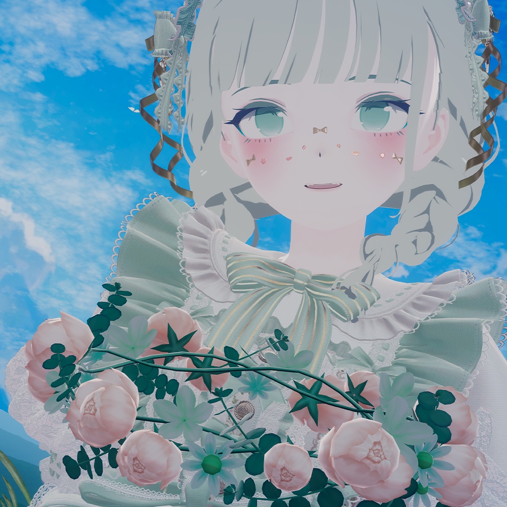 【FREEあり/Lapwing用】アイテクスチャ/まつげ+メイクテクスチャ【VRChat想定】