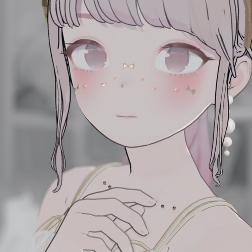 【FREEあり/Lapwing用】アイテクスチャ/まつげ+メイクテクスチャ【VRChat想定】