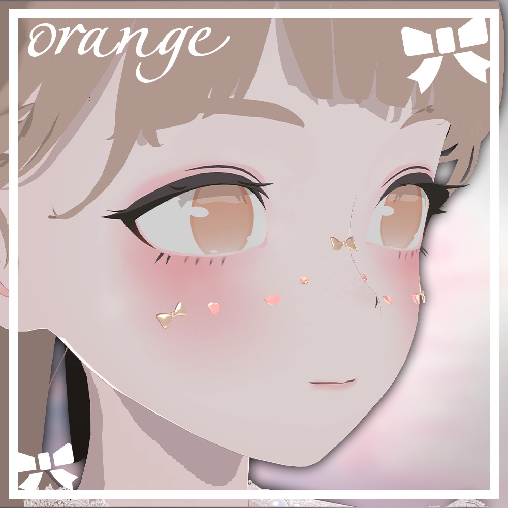 【FREEあり/Lapwing用】アイテクスチャ/まつげ+メイクテクスチャ【VRChat想定】