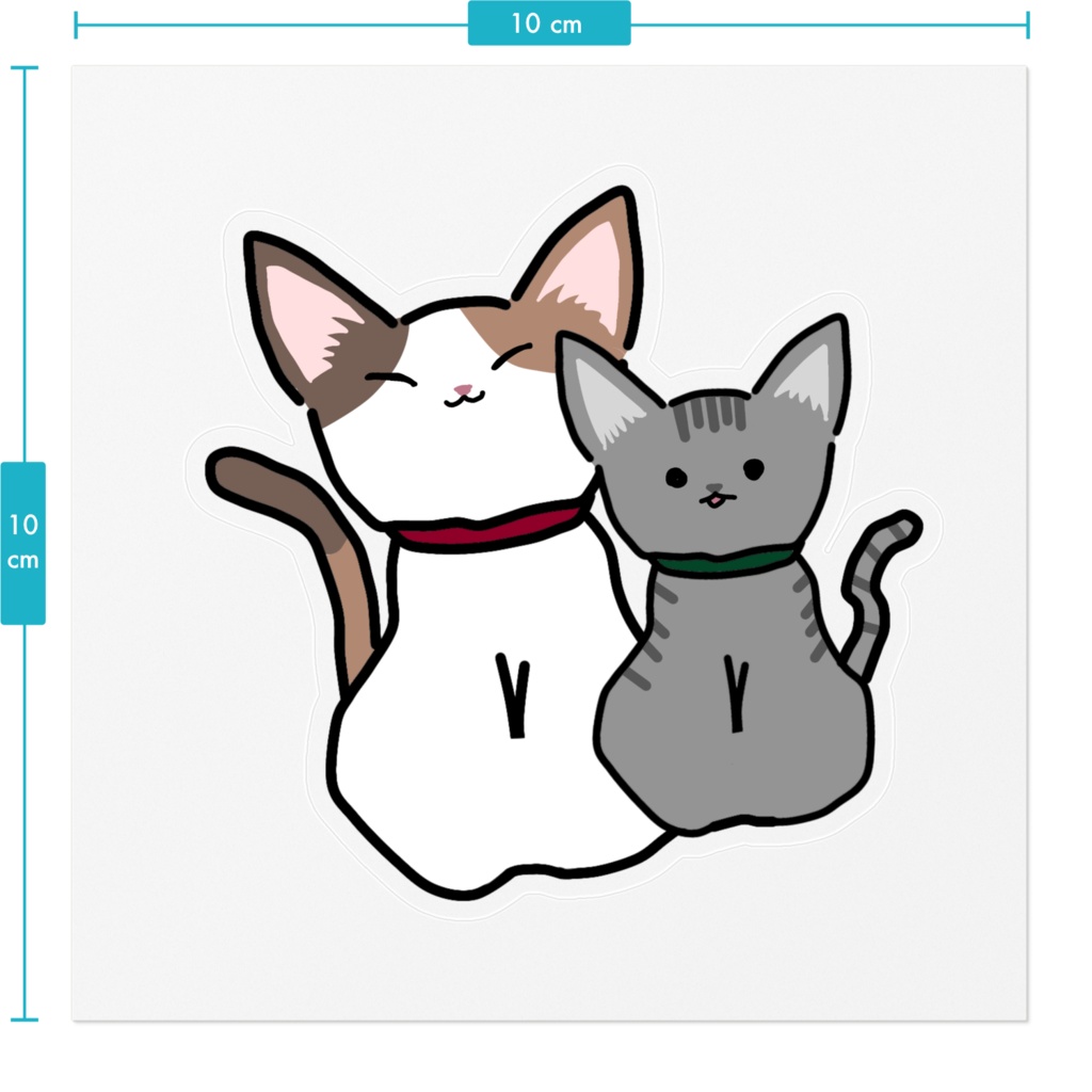 すず みるく ステッカー
