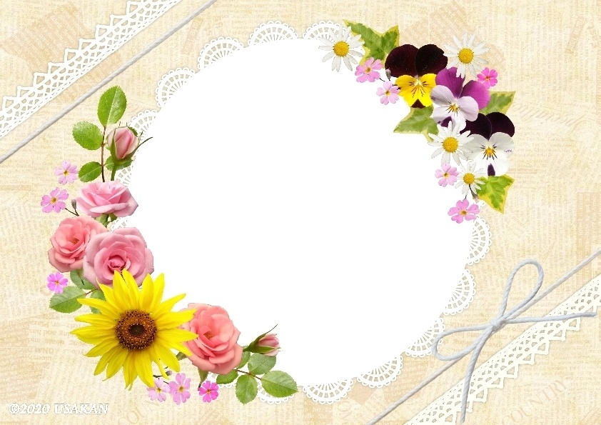 【Happy Easter】背景デザイン(1/12サイズ向け)