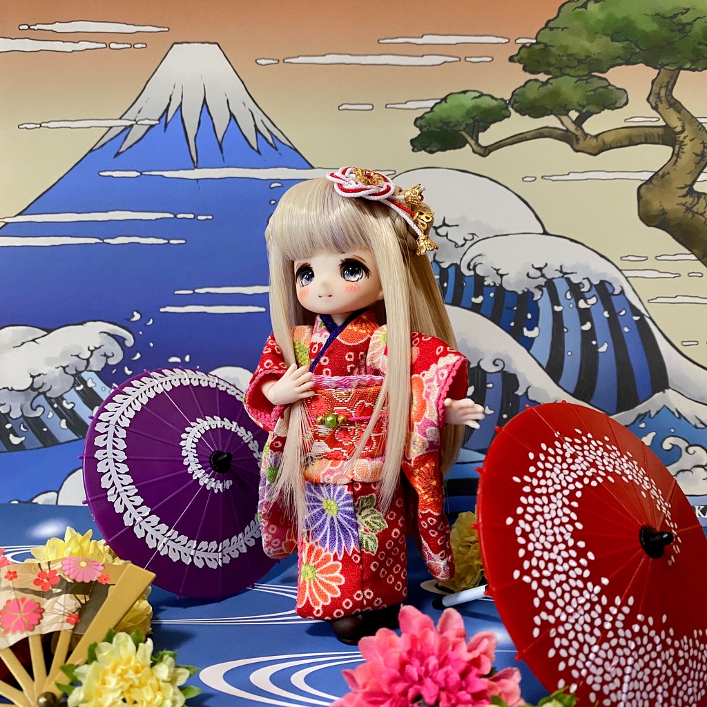 【富嶽浮世絵】背景デザイン(1/12サイズ向け)