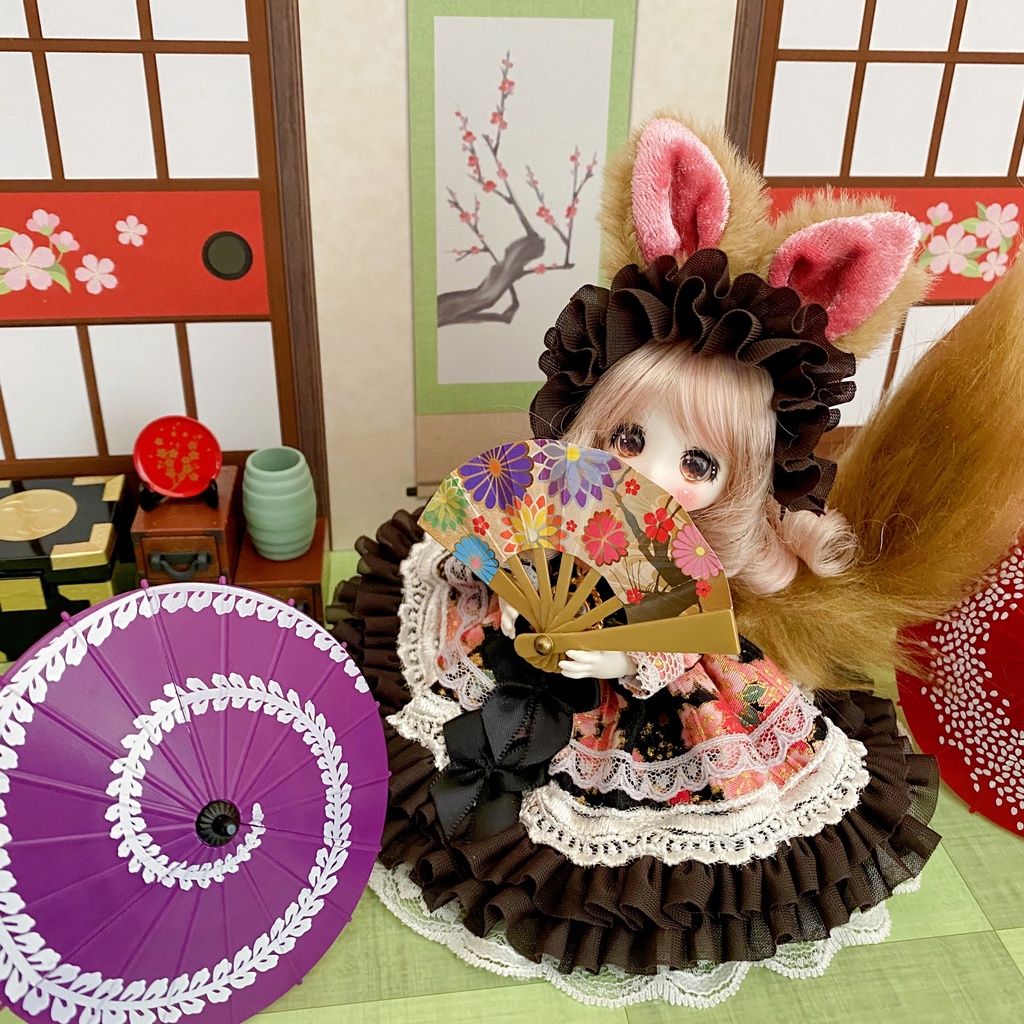 【ベーシック和室】背景デザイン(1/12サイズ向け)