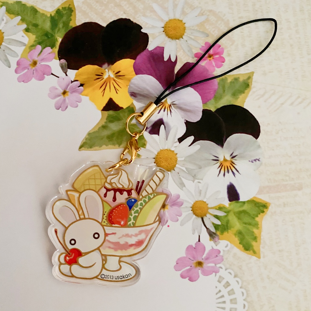 オリジナルアクリルストラップ