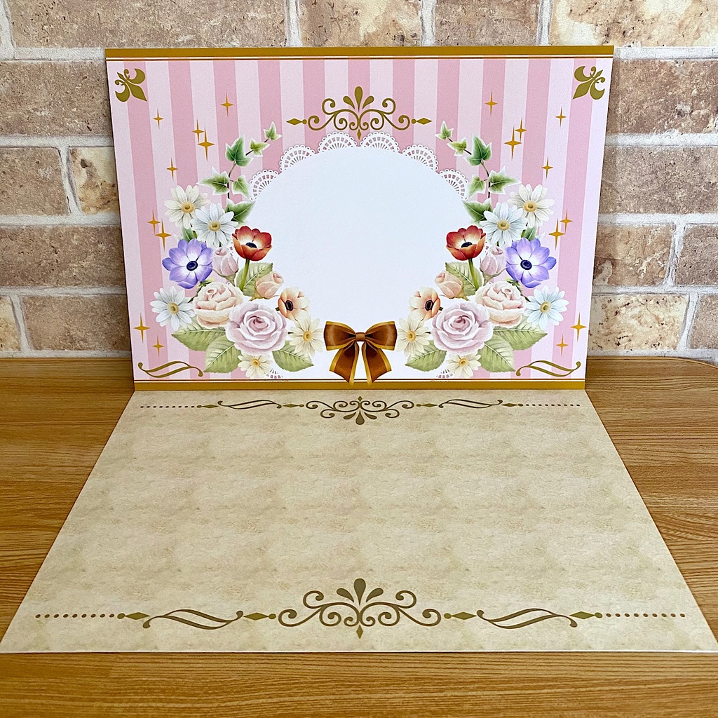 【Fancy flower】背景ボード(1/12サイズ向け)