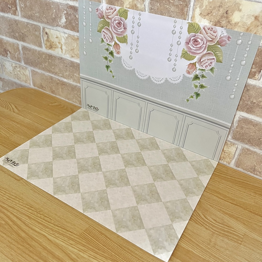 【クラシカルルーム】背景デザイン(1/12サイズ向け)