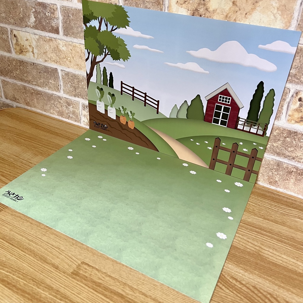 【満天ファーム】背景デザイン(1/12サイズ向け)