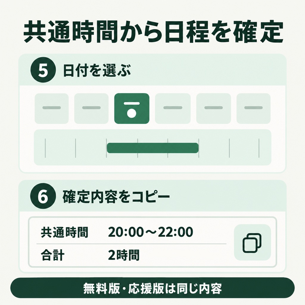 日程調整ツール【卓むすび】
