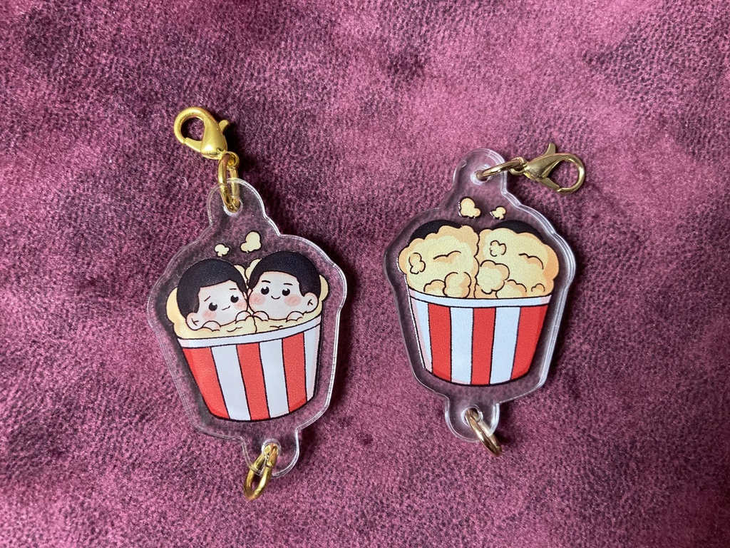 ポップコーンの妖精アクキー