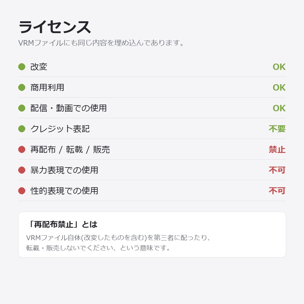 【VRM】大根