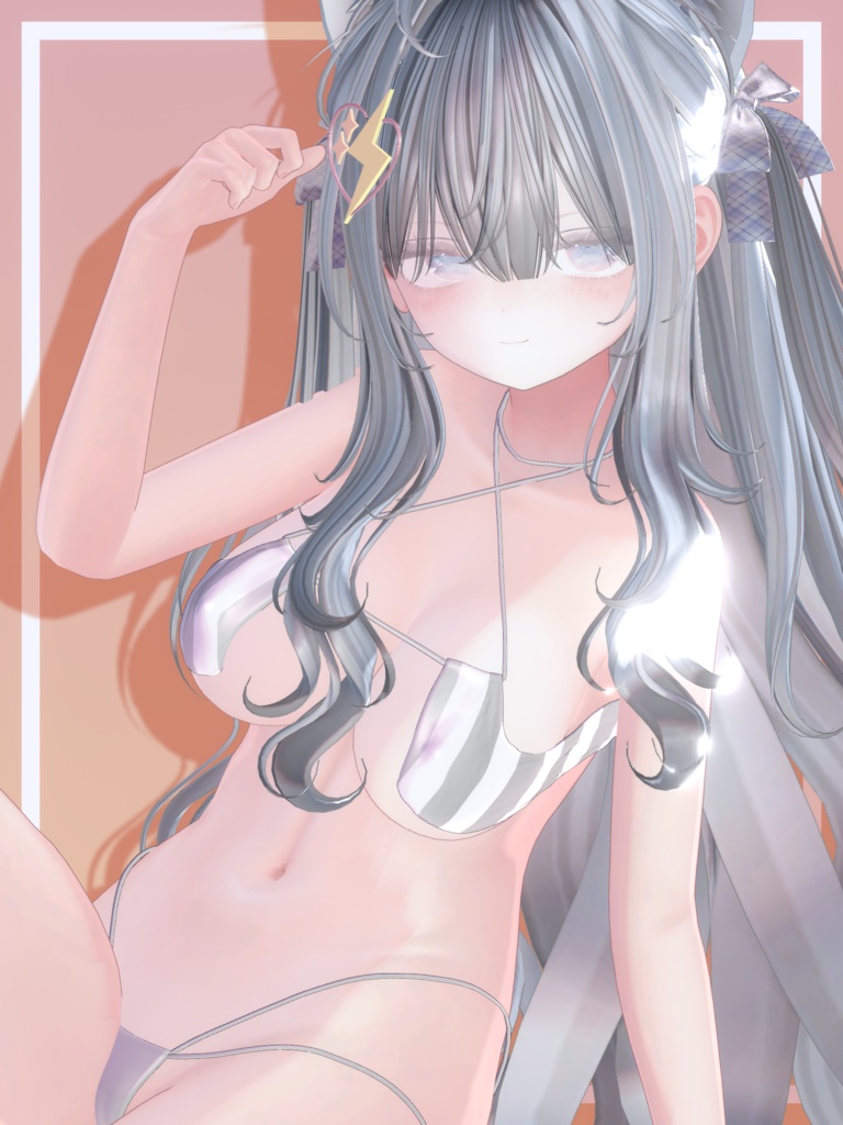 Lovivit01 💜 cross halter bikini 【13Avatar対応】