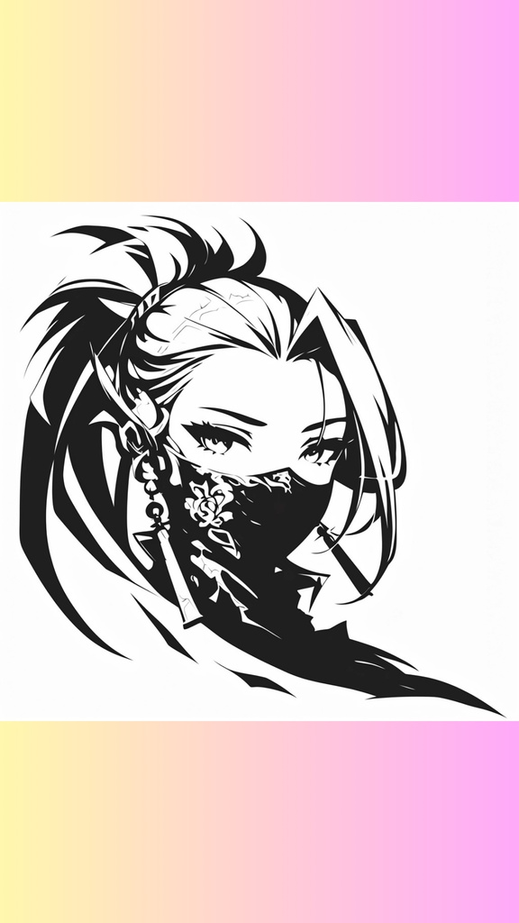 幽玄之壁 Ver.壱 / Yūgen-no-Kabe Ver.1 — 幽玄衆 帳の壁面装飾