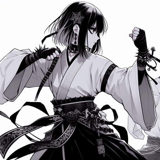 月影の一葉 / Getsuei-no-Hitoha — 幽玄衆 月影派 単葉の写経