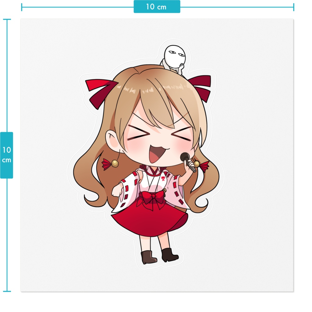 ステッカー 歌ってるよ!